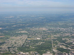 Miamisburg aerial from the east